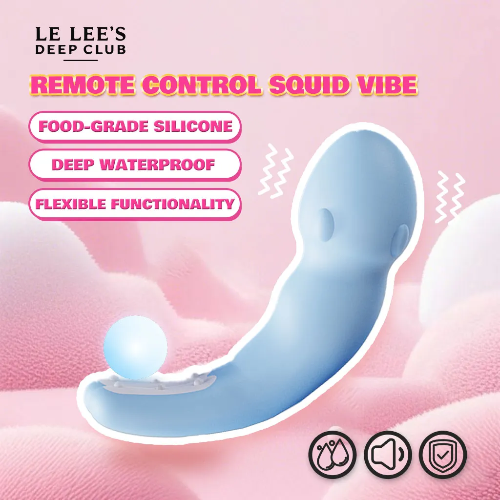 0034 remote control squid vibrator bendable app controlled 20 patterns 8 speeds