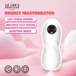 rocket masturbator with LCD touch, 4 suction modes and 9 vibration modes