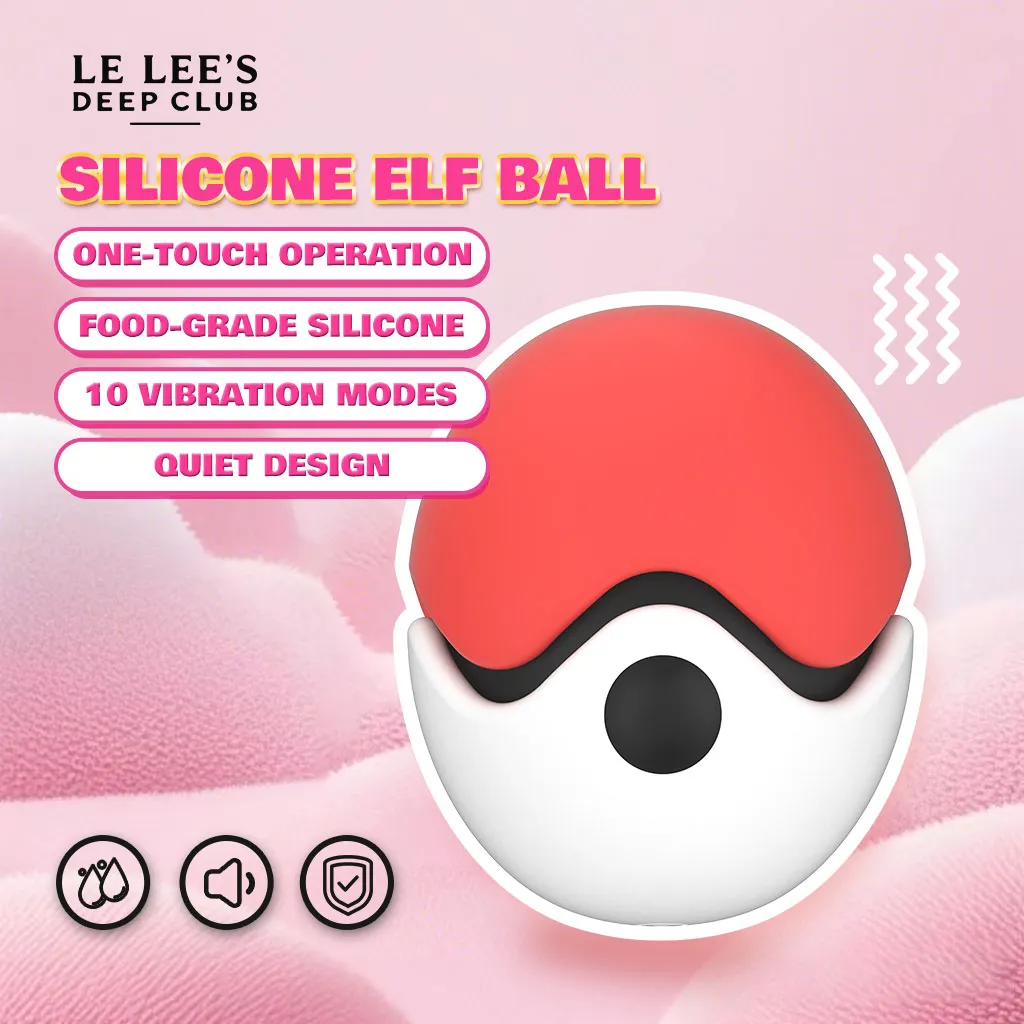 0042 silicone elf motion ball compact quiet rechargeable mini vibrator