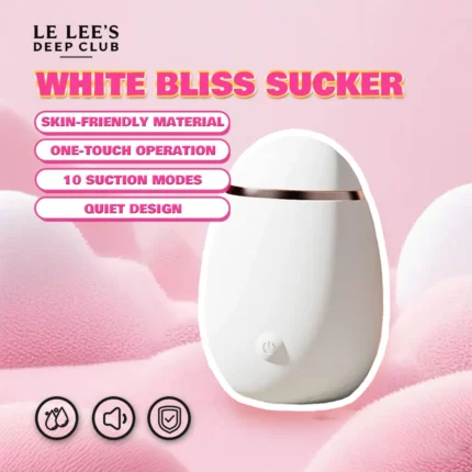 White Bliss Sucker multiple vibration modes