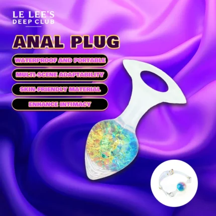 Crystal Luxe Anal Plug ergonomic design