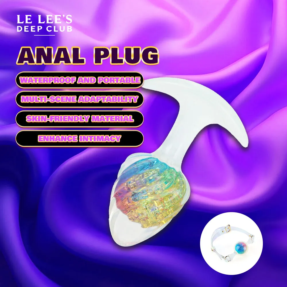 0054B Crystal Luxe Anal Plug smooth ergonomic design