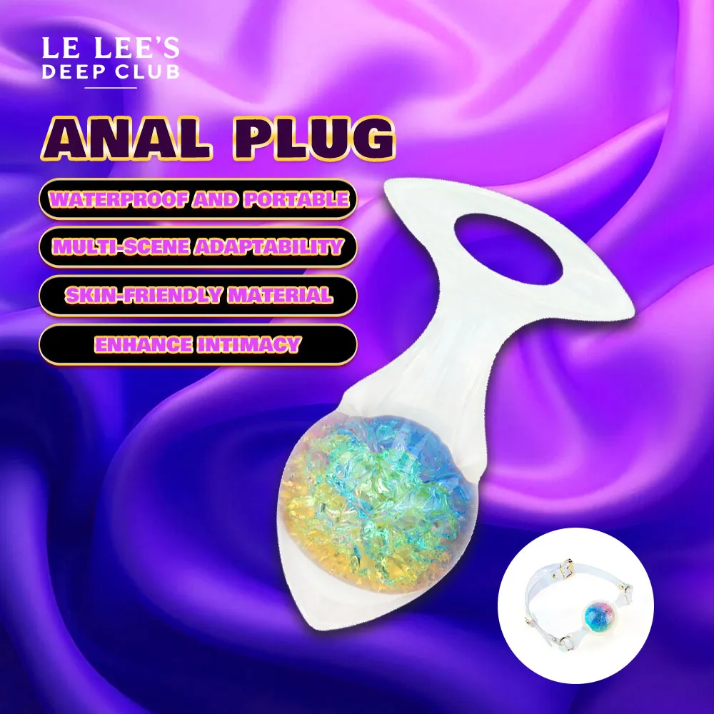 0054F Crystal Luxe Anal Plug Ergonomic Design