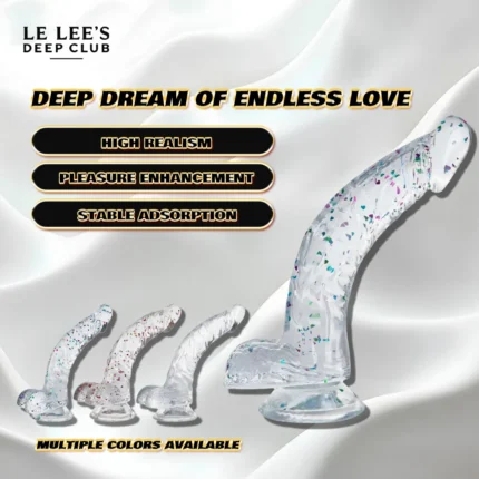 Crystal Dildo Realistic Penis