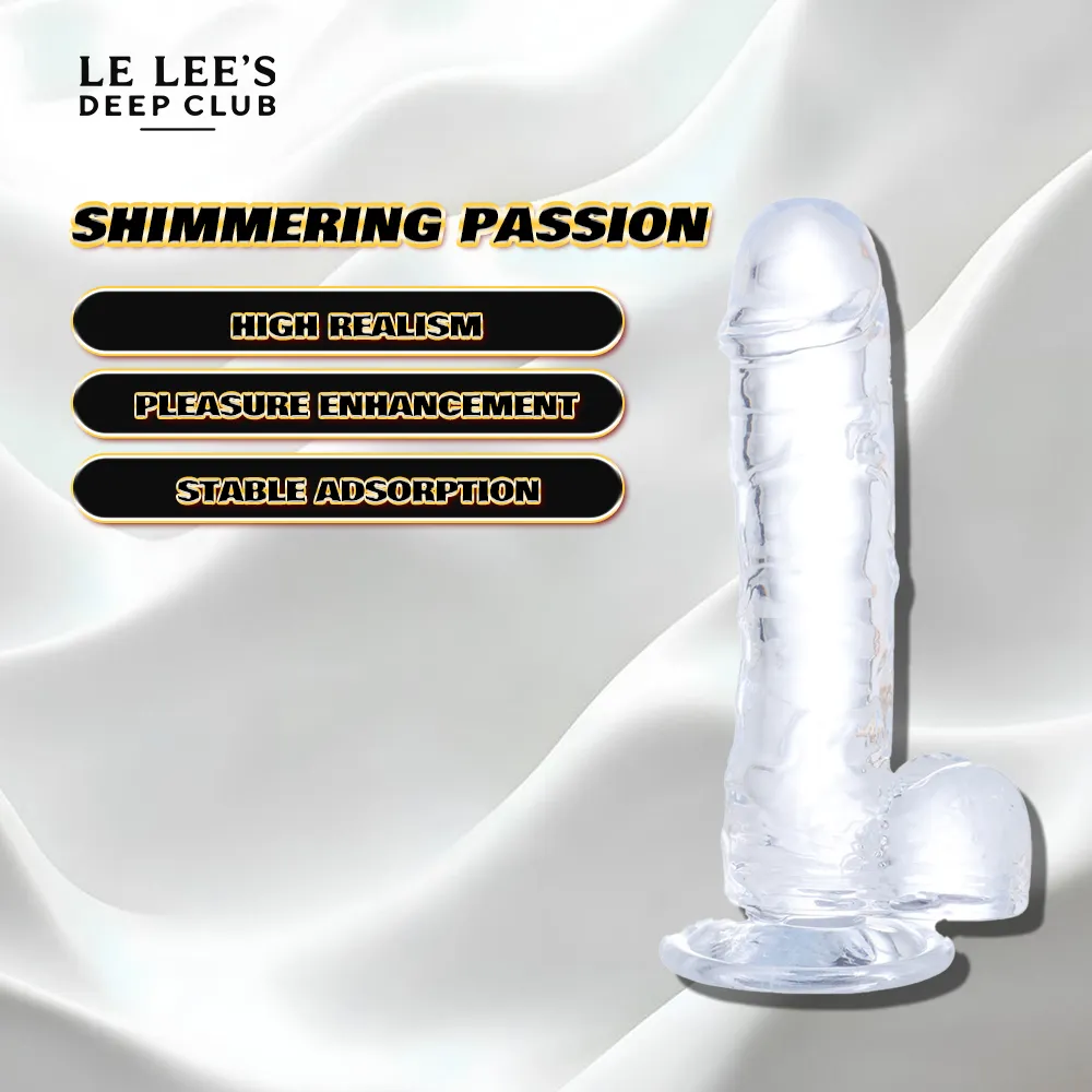0070 Shimmering Passion Dildo – Realistic Skin-Friendly Design
