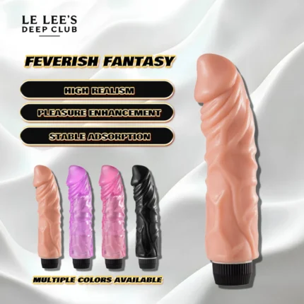 Feverish Fantasy Realistic Dildo with Skin-Friendly Material
