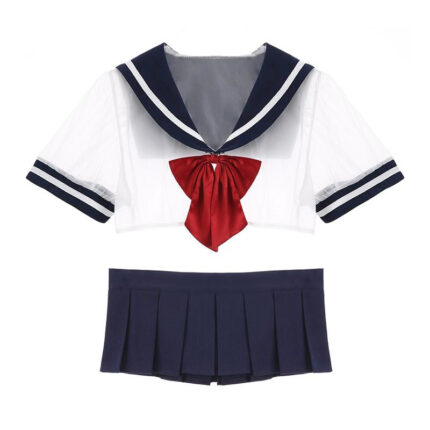 Sheer Student Sailor Uniform (Navy Blue)